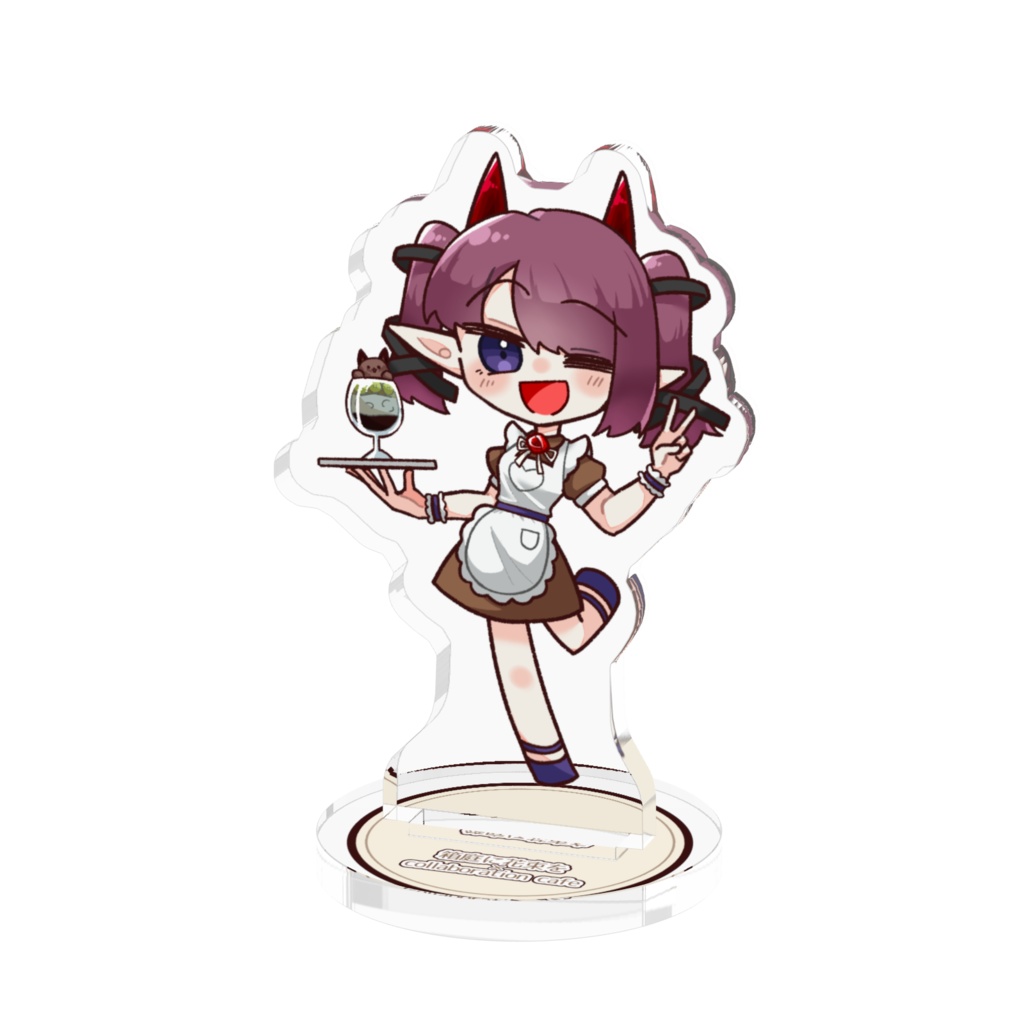「箱庭に花束を」コラボカフェ風デフォルメアクスタ_マリ