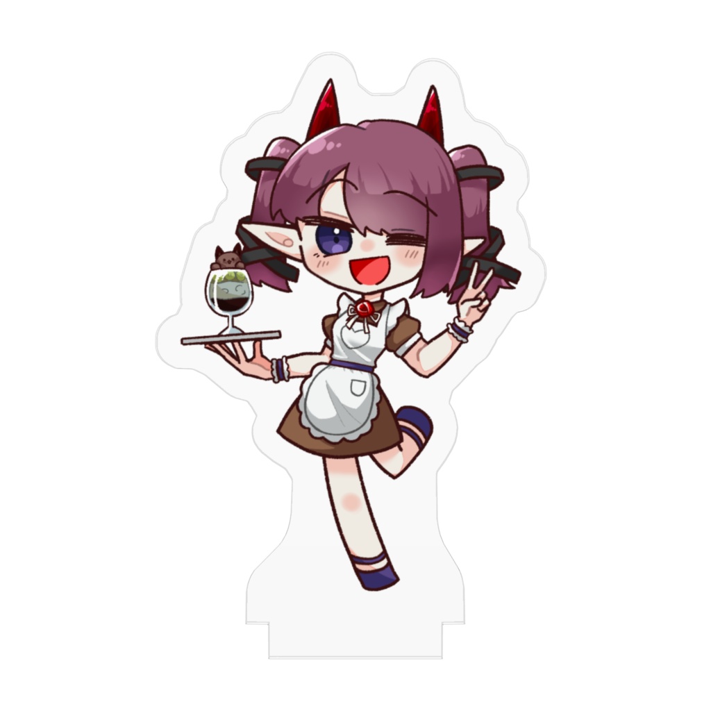 「箱庭に花束を」コラボカフェ風デフォルメアクスタ_マリ