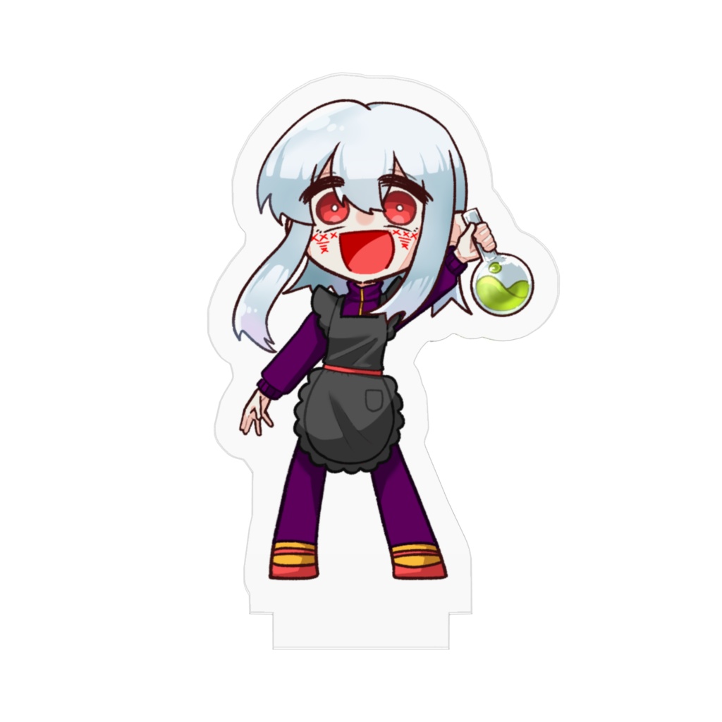 「箱庭に花束を」コラボカフェ風デフォルメアクスタ_モモセ