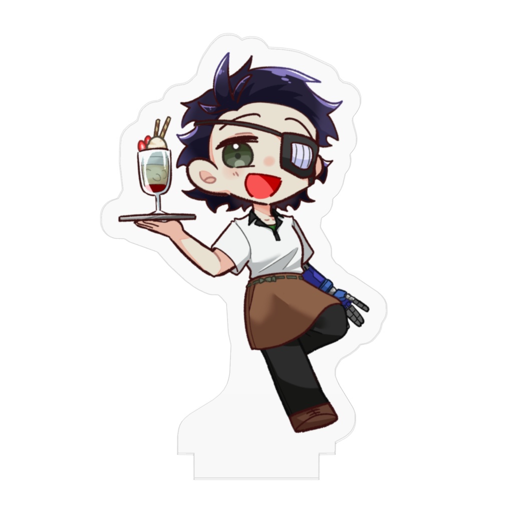 「箱庭に花束を」コラボカフェ風デフォルメアクスタ_アキ