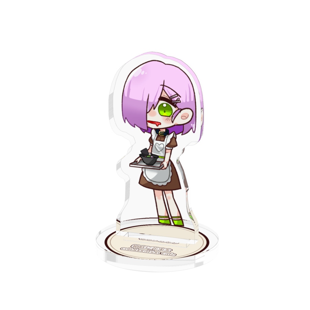 「箱庭に花束を」コラボカフェ風デフォルメアクスタ_サイカ