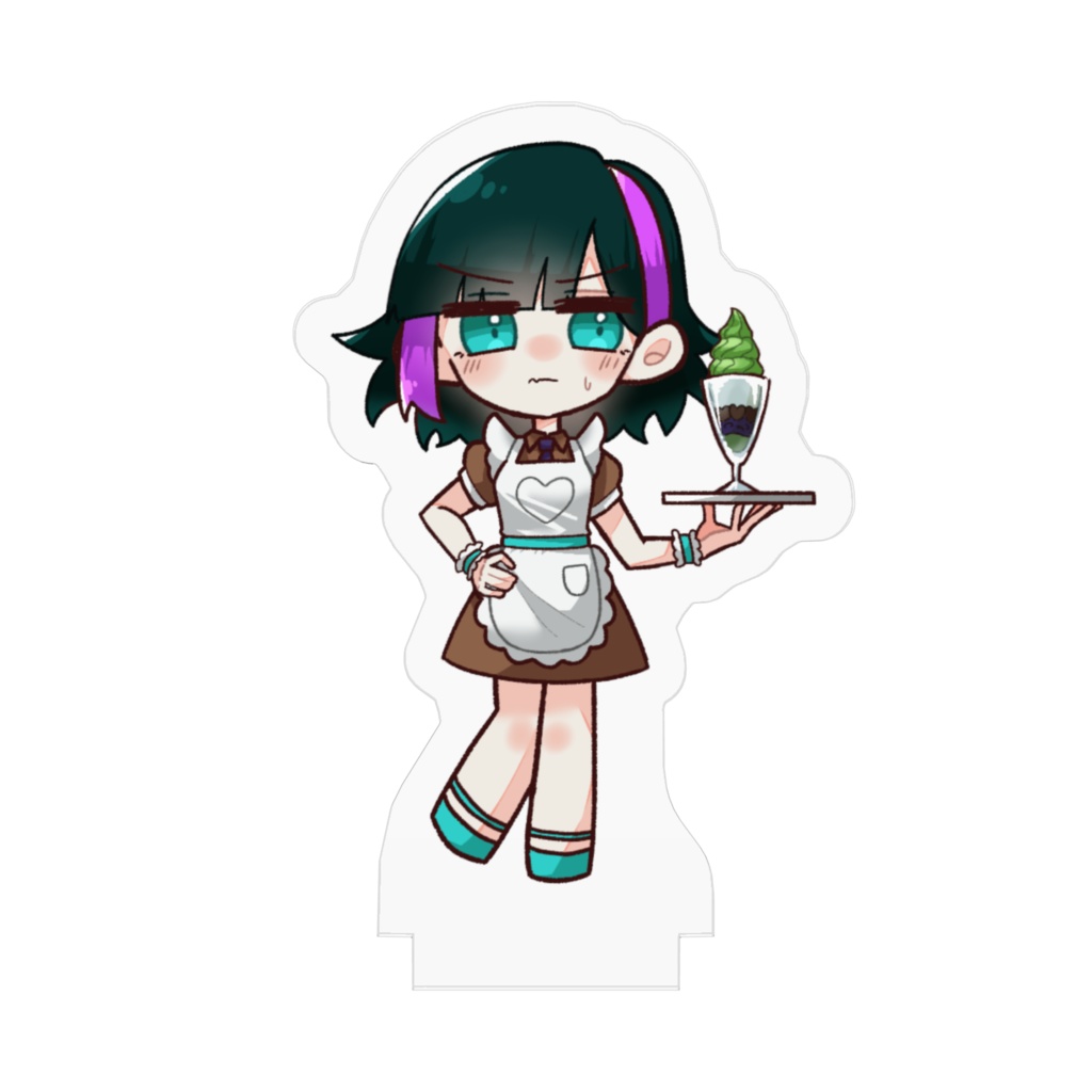 「箱庭に花束を」コラボカフェ風デフォルメアクスタ_カレン