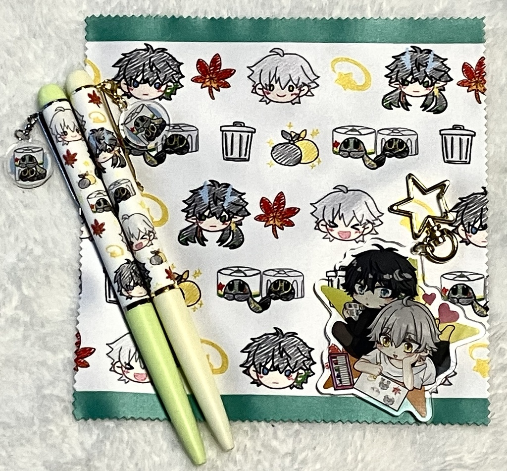 丹穹ボールペンもちゴミチャーム付き