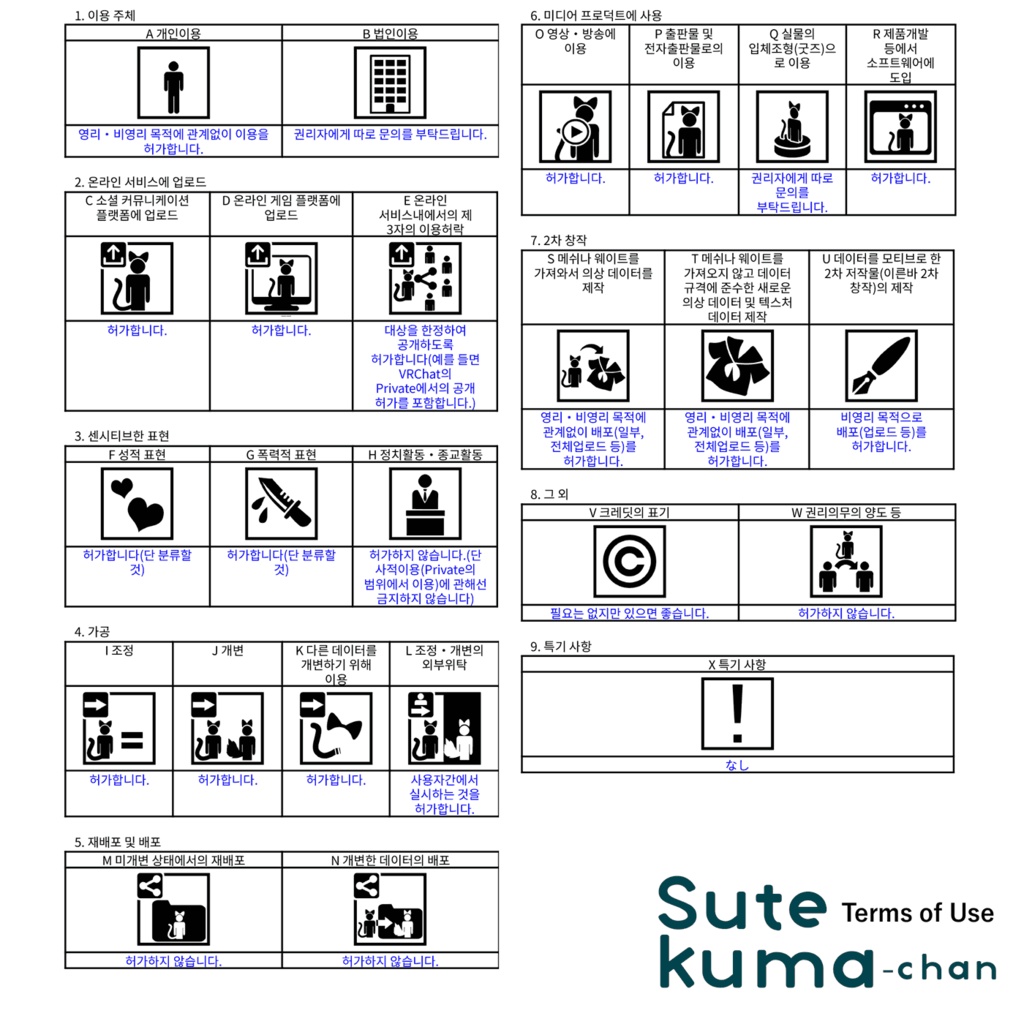 すてくまちゃん(VR対応・Humanoid Avatar)