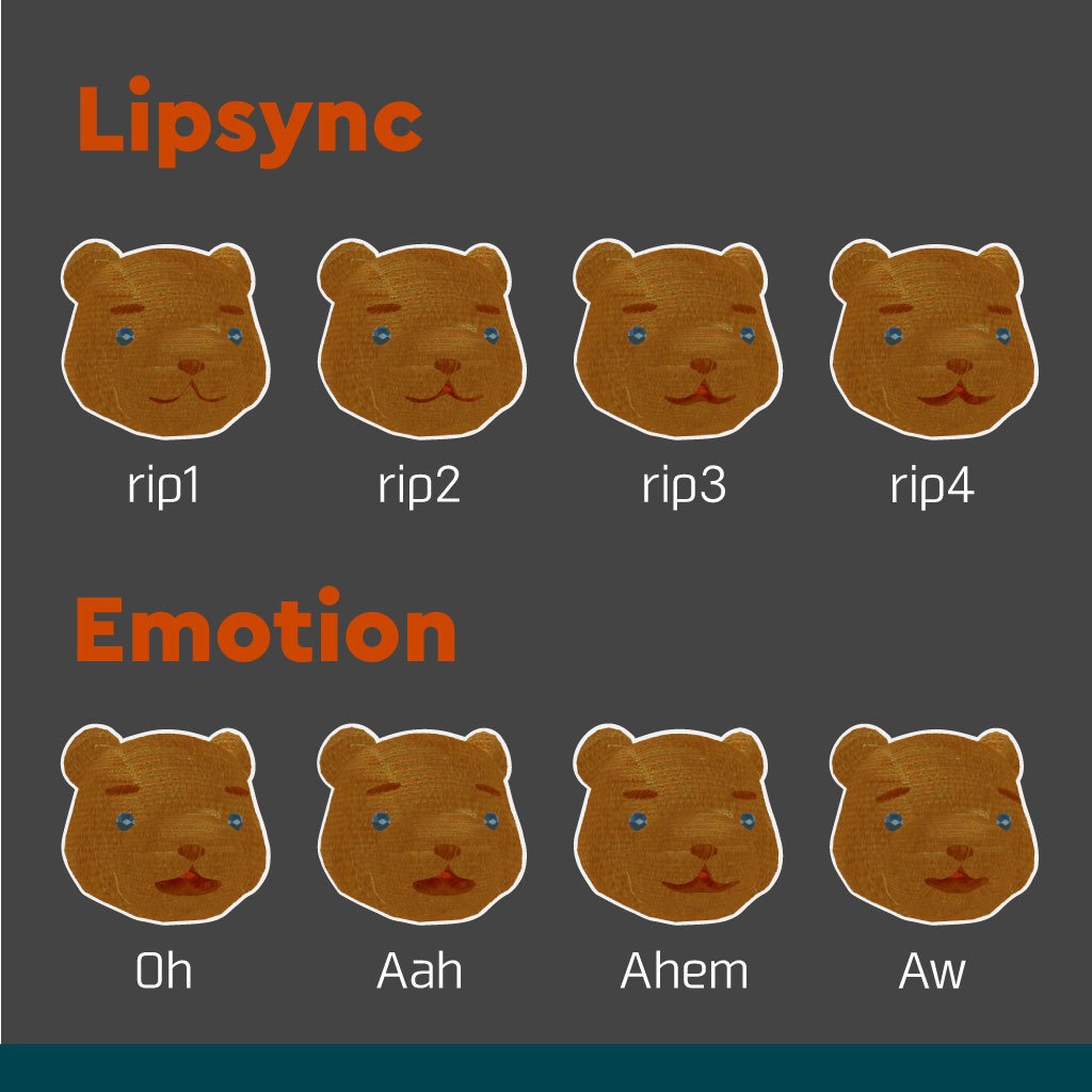 すてくまちゃん(VR対応・Humanoid Avatar)