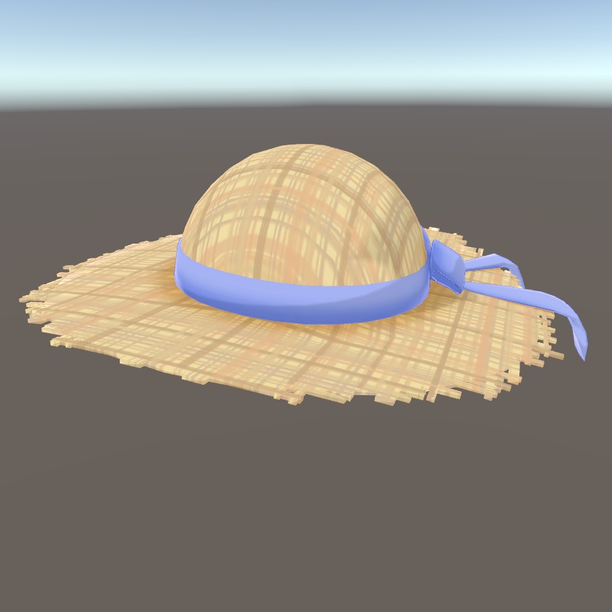 【3Dモデル】麦わら帽子 Ver.2