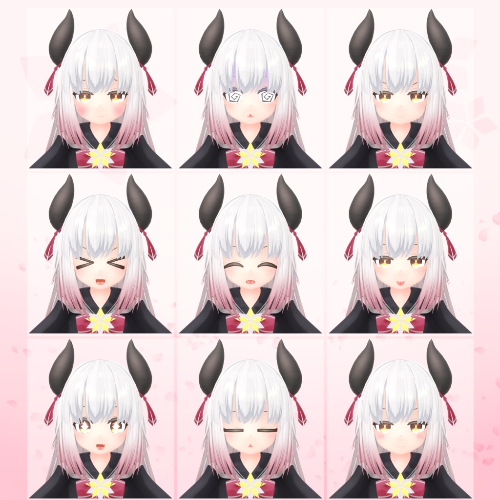 サクラナ【オリジナル3Dモデル】