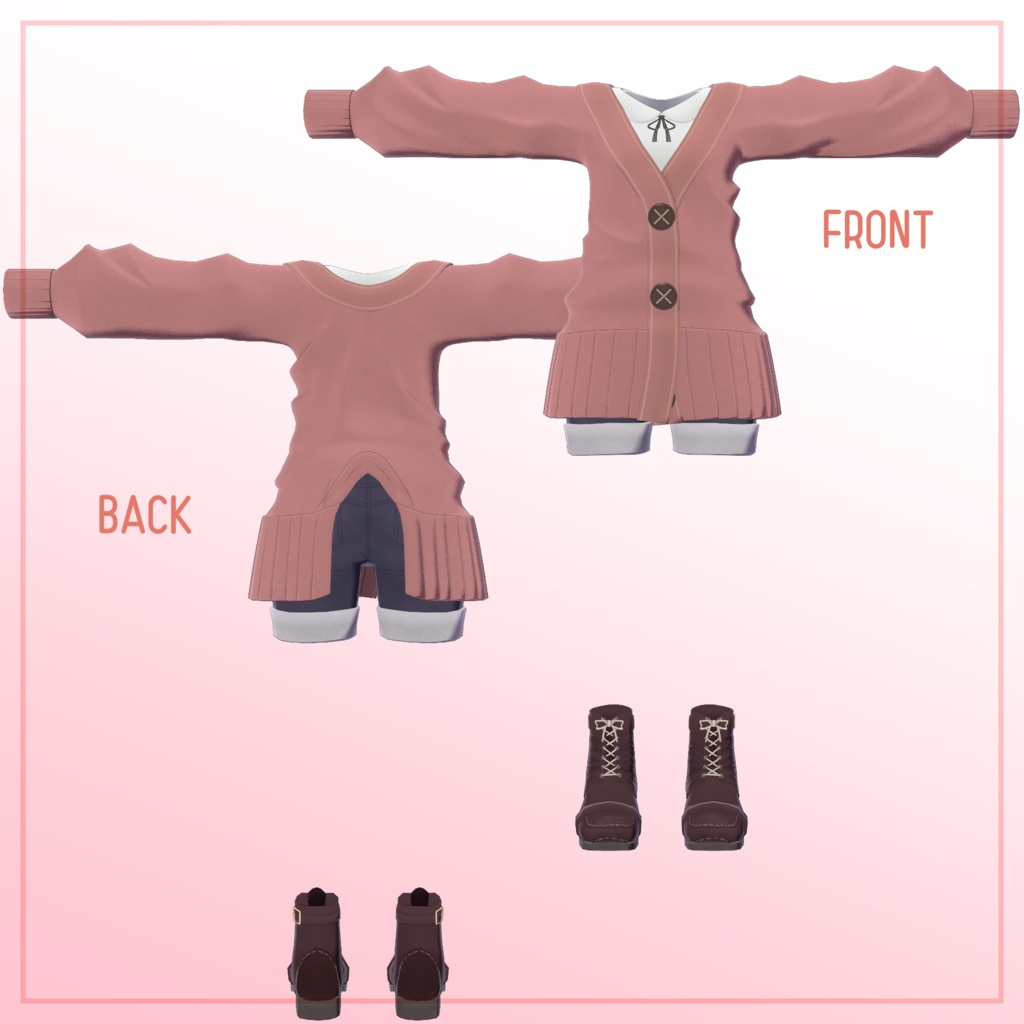 カーディガン【カリン用衣装】