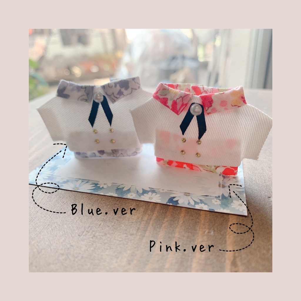 マリンっぽシャツ【10cmぬい服】