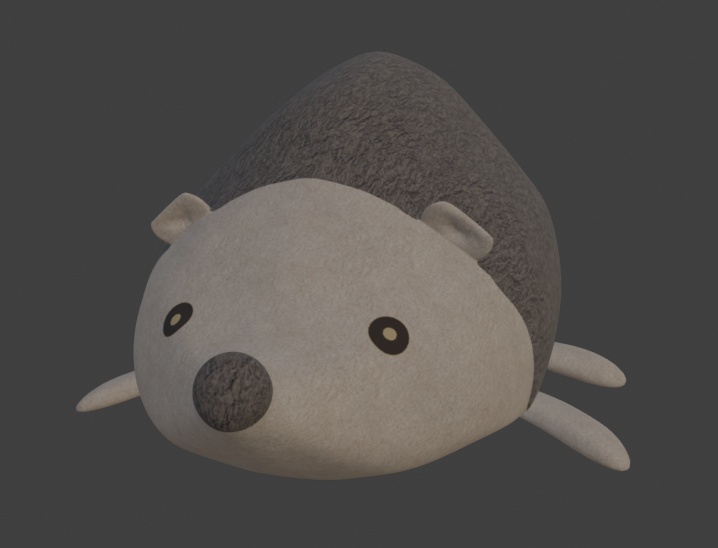 【VRChat】ハリネズミ【3Dモデル】