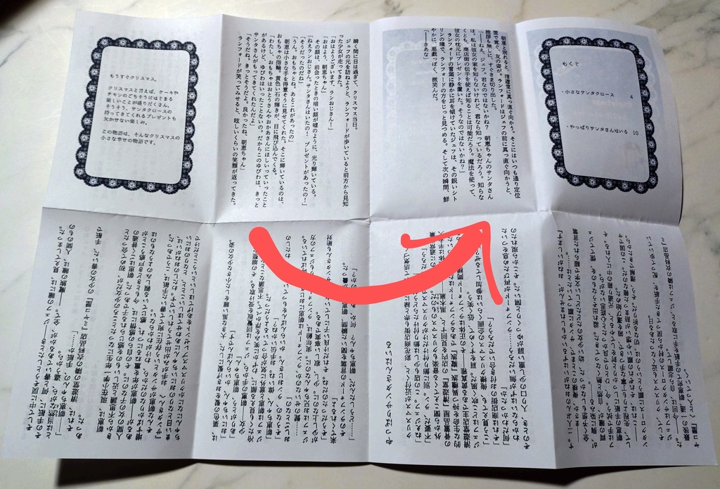 私の冬創作企画発行『Christmas petit stories』