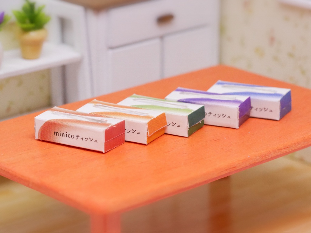 ボックスティッシュ*ミニチュア