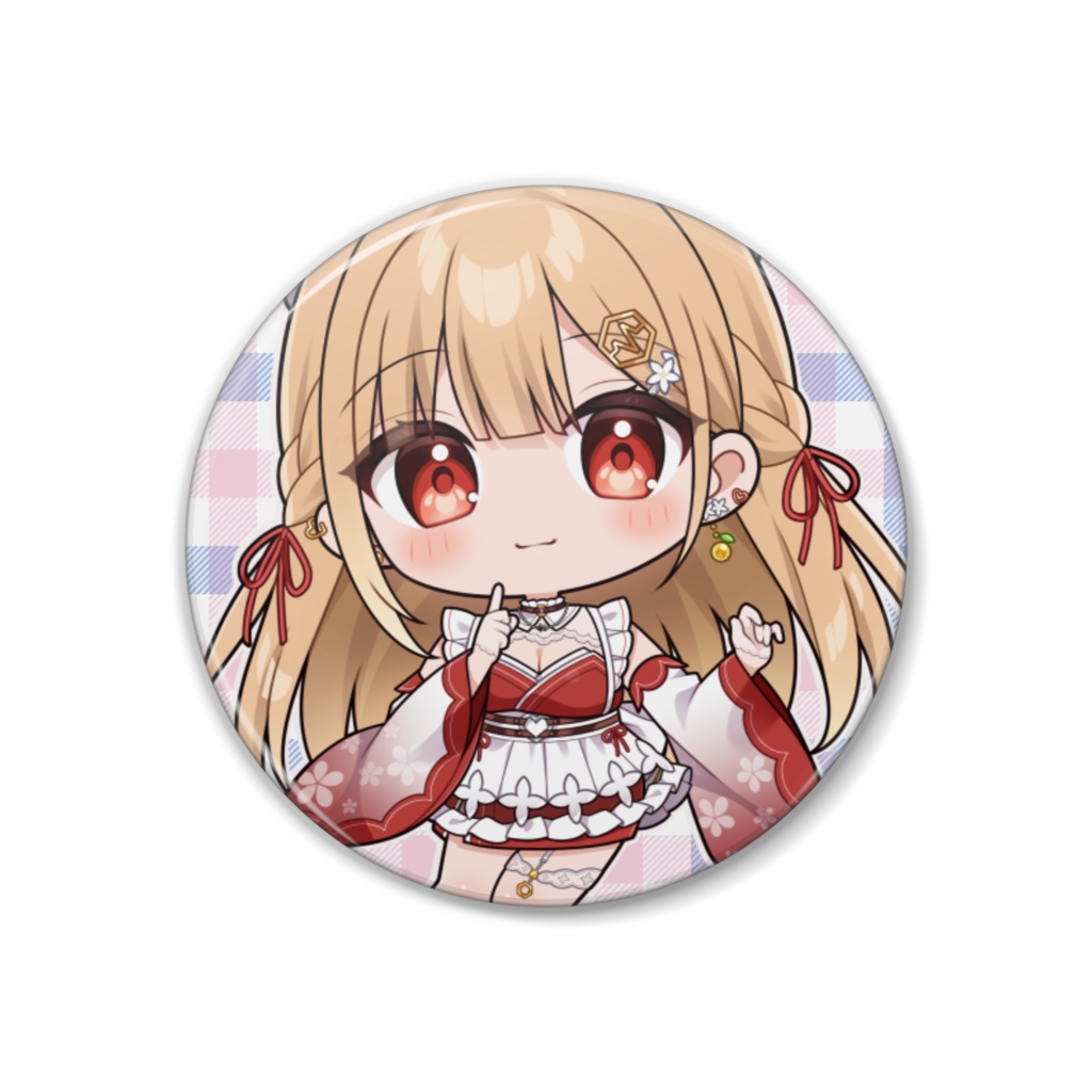 日向柚蜜3周年&Vデビュー記念【缶バッジ】