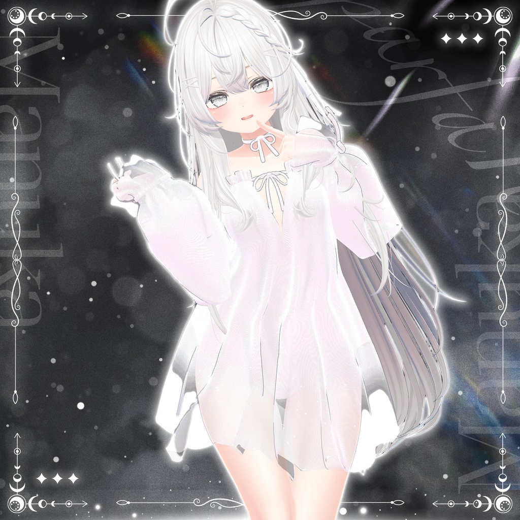 🎁200JPY Event Sale ~08/01🎁【♡Off Shoulder Nightdress♡】 【21 avatars】