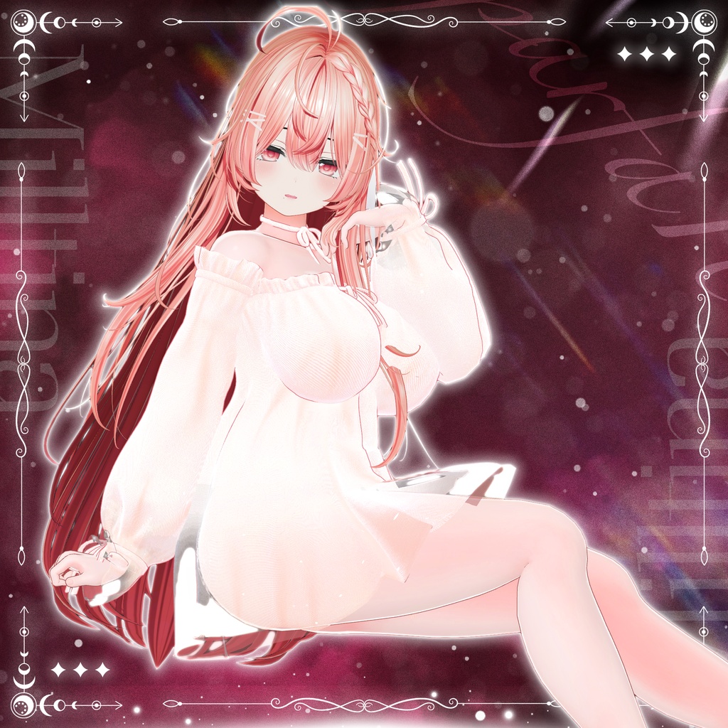 🎁200JPY Event Sale ~08/01🎁【♡Off Shoulder Nightdress♡】 【21 avatars】