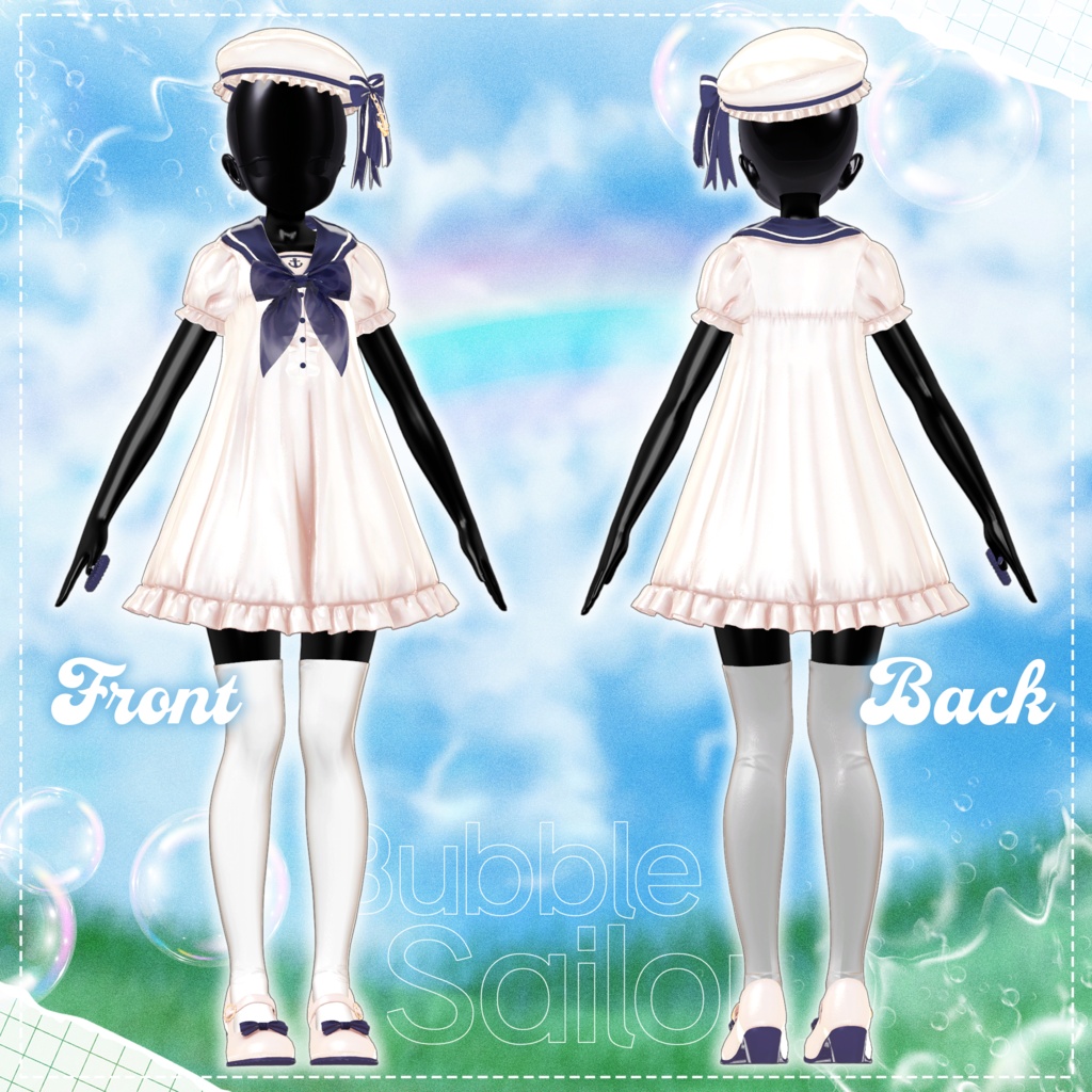 🔥200JPY Event Sale ~08/15🔥【♡Bubble Sailor♡】 【22 avatars】