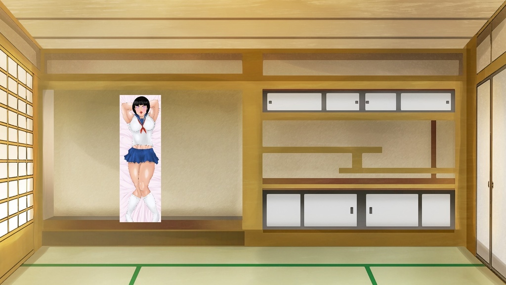 麺喰らぁ子抱き枕カバー 海のミルクver