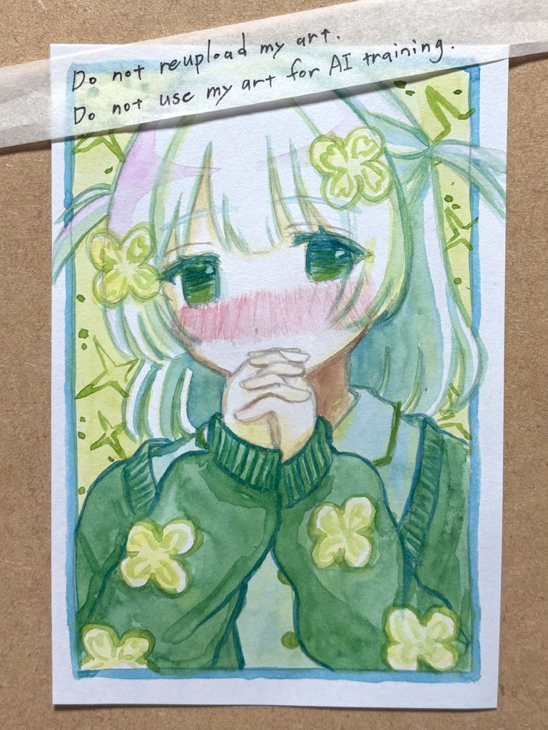 【ハガキサイズ】透明水彩ドローイング原画⑳