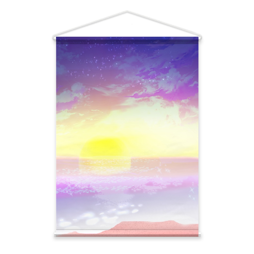 黄昏の海