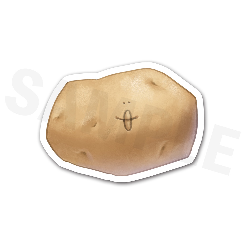 ミニステッカー(芋)