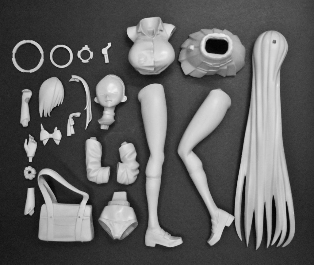 制服アスナ 未塗装未組み立てガレージキット