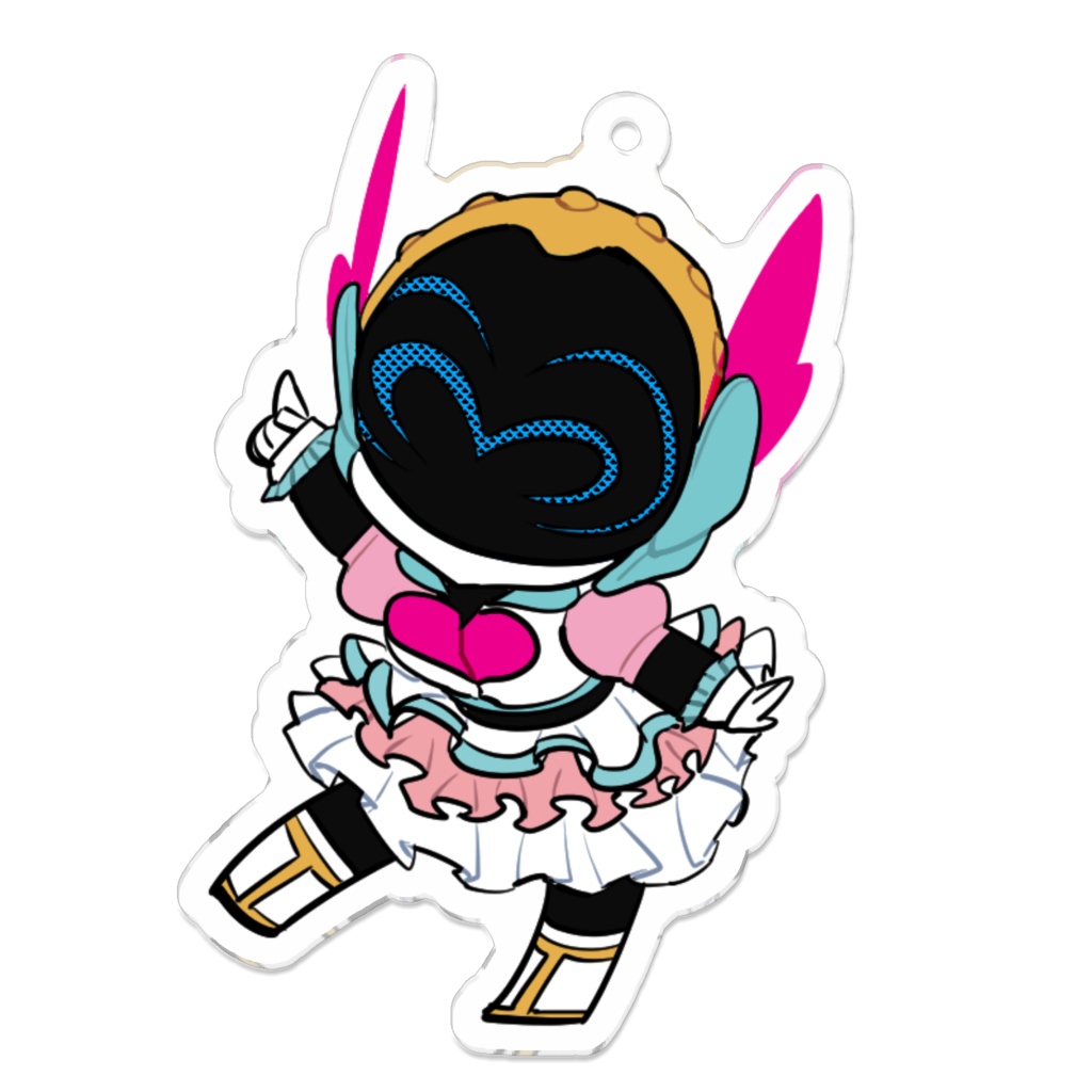 摂子アクリルキーホルダー2