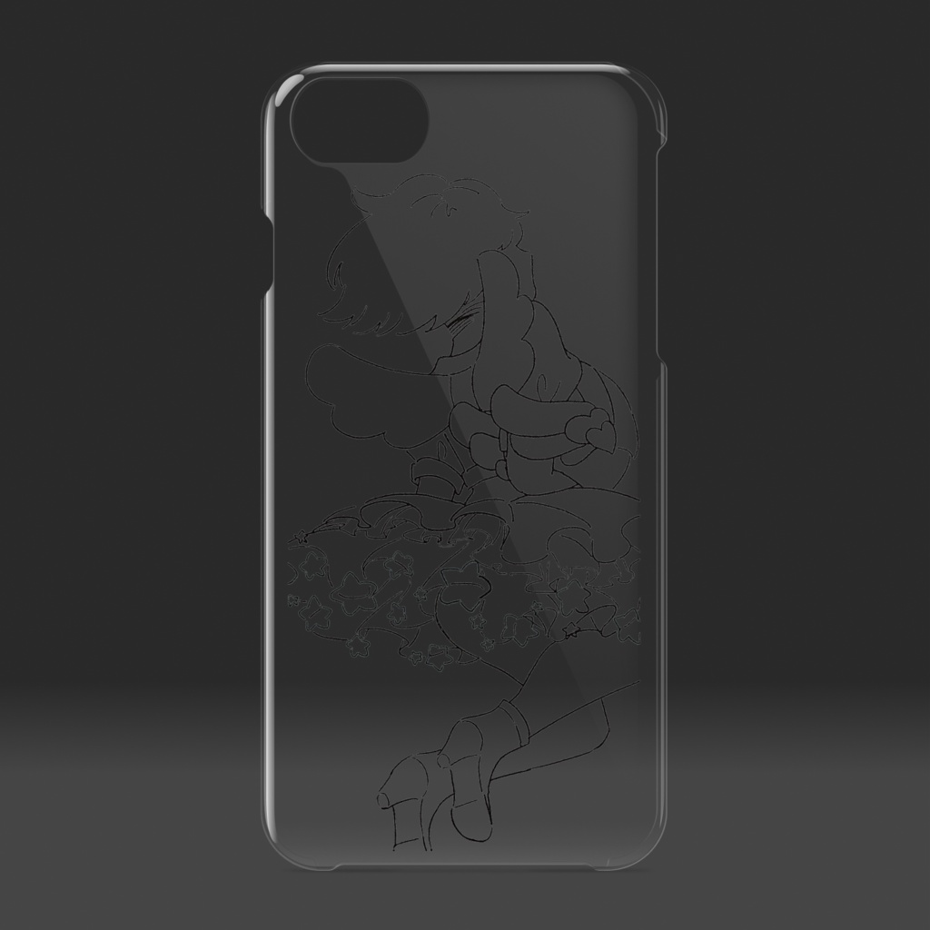 北方摂子 新イラストiPhoneケース