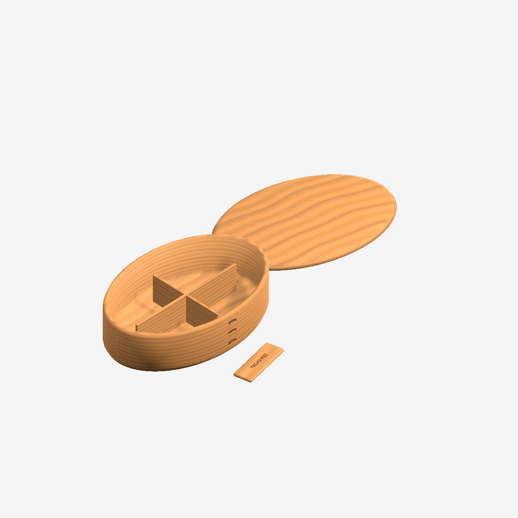 【VRChat想定】曲げわっぱの秘密道具箱 / Magewappa Treasure Box