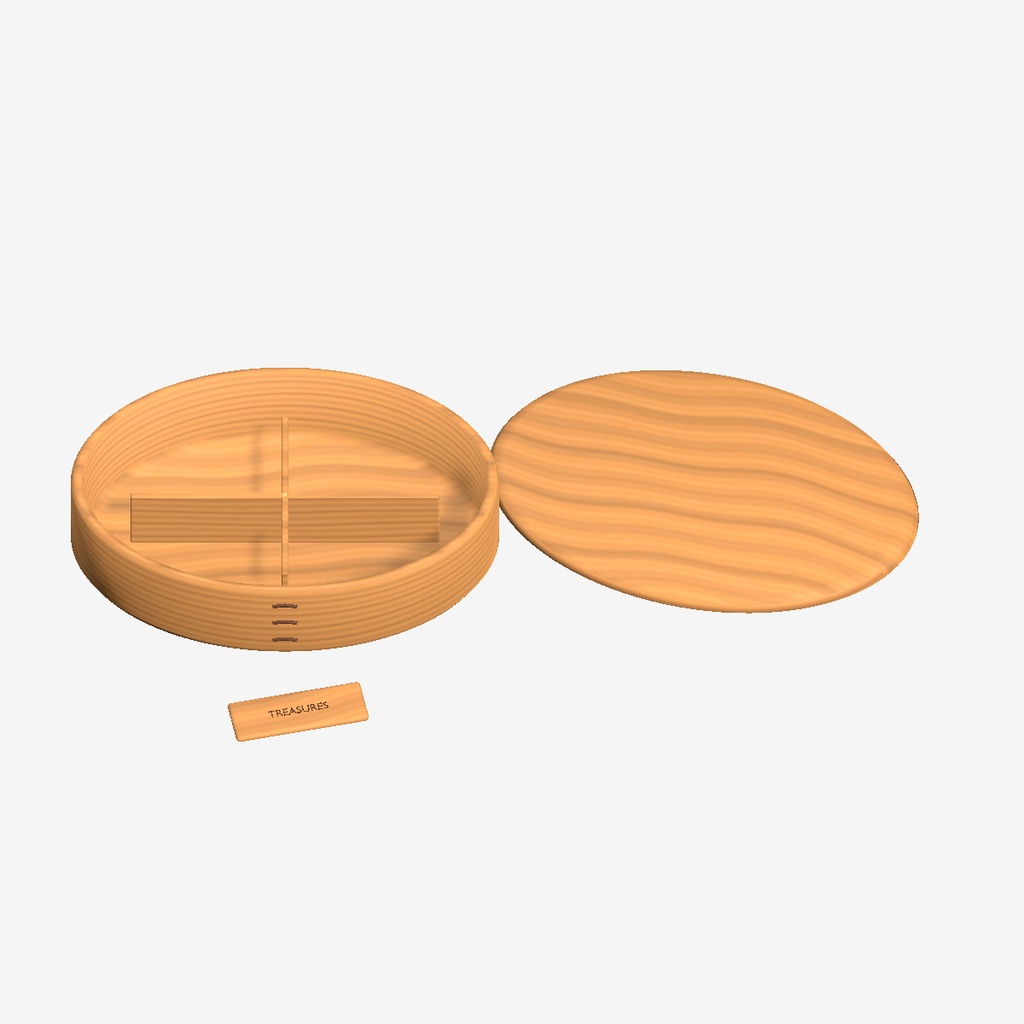 【VRChat想定】曲げわっぱの秘密道具箱 / Magewappa Treasure Box