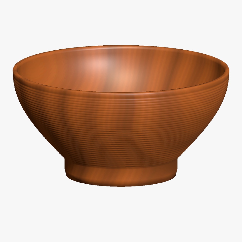【VRChat想定】千筋のひとくちおやつ椀 / Sensuji Snack Bowl