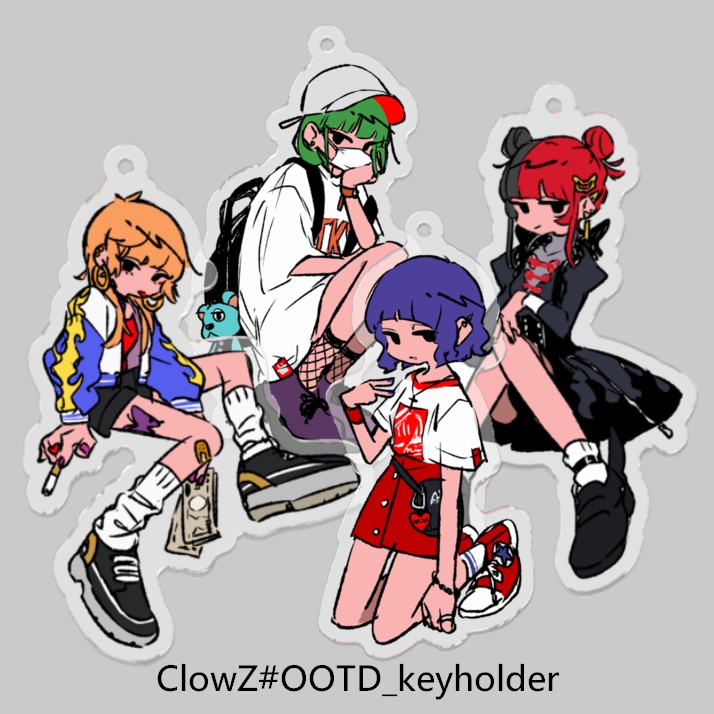 ClowZ#OOTD_keyholder