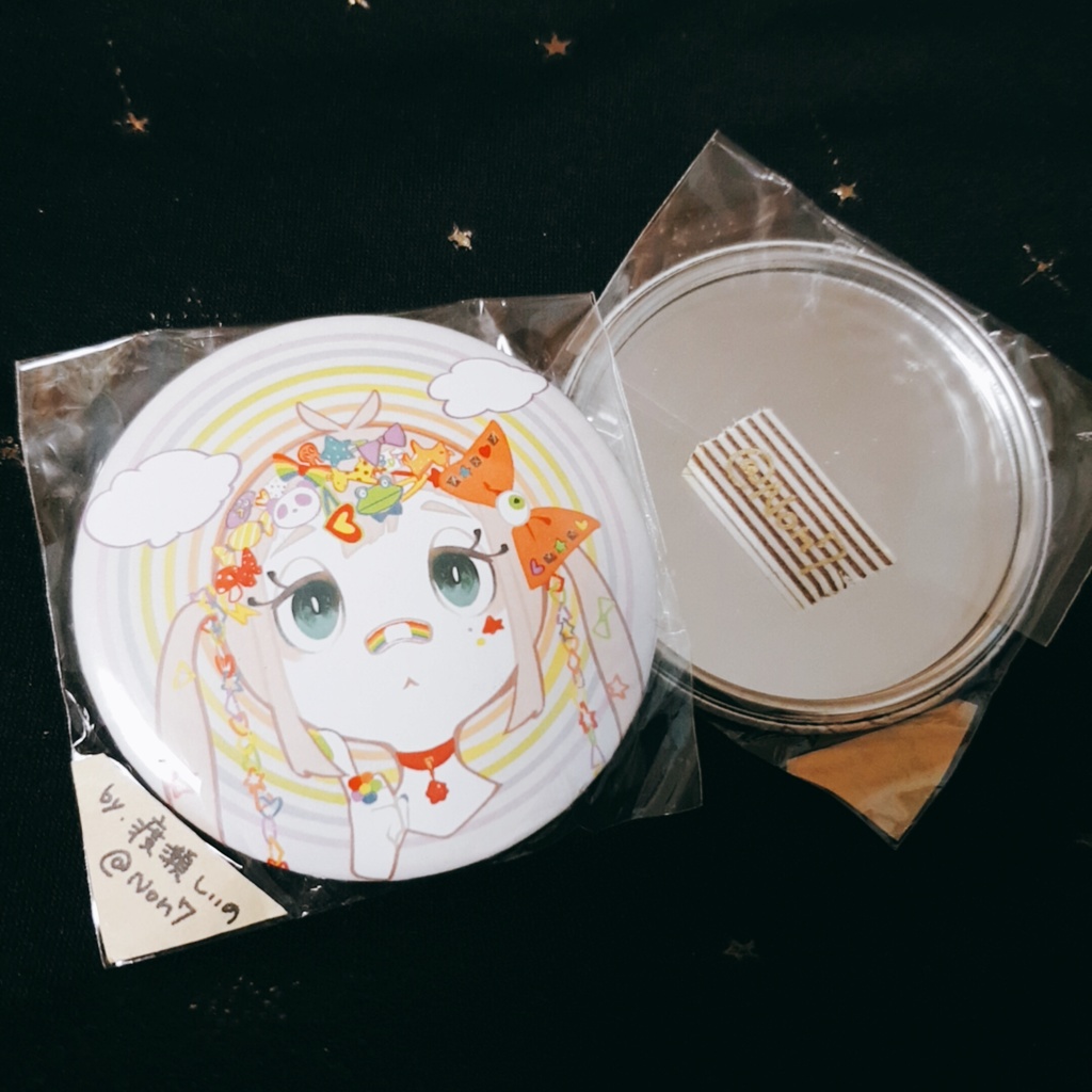 10/3再入荷✨にじいろ缶ミラー