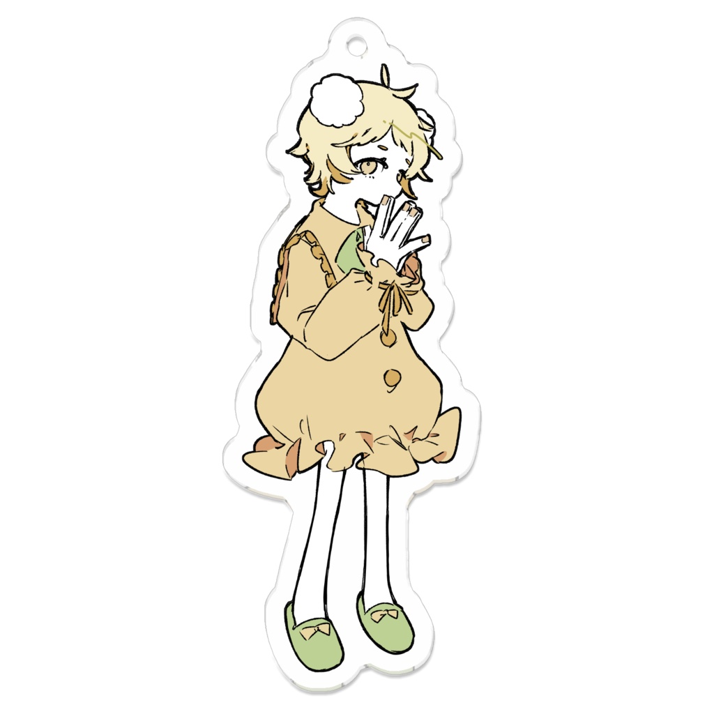 【飯田テイケ×渡瀬しぃの】Sewing Girls 🍞 アクリルキーホルダー