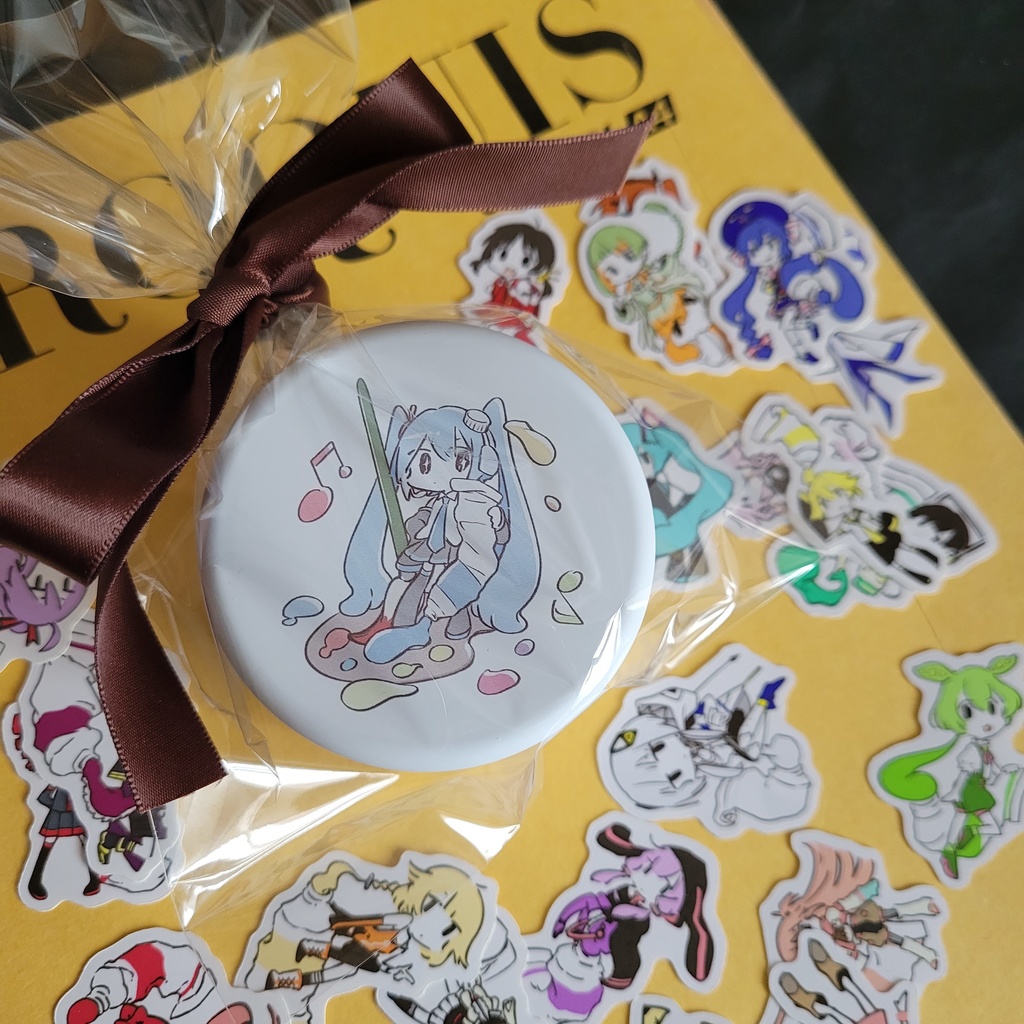 4/29再入荷✨絵の具×ボカロ フレークシール