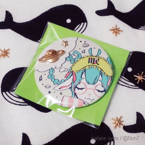 彗眠惑星/彗眠月夜 缶バッジ【SALE】