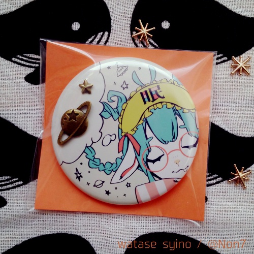 彗眠惑星/彗眠月夜 缶バッジ【SALE】