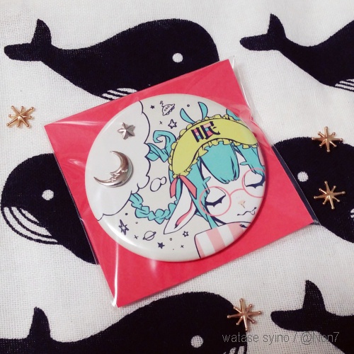 彗眠惑星/彗眠月夜 缶バッジ【SALE】