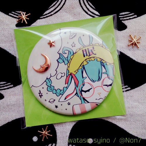 彗眠惑星/彗眠月夜 缶バッジ【SALE】