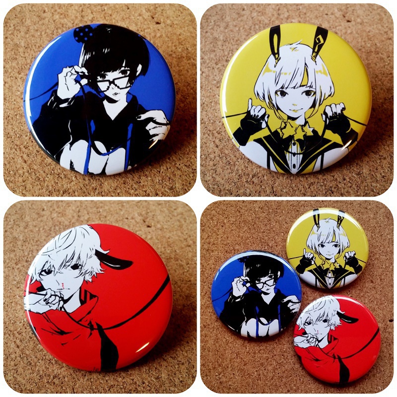 3色缶バッジ