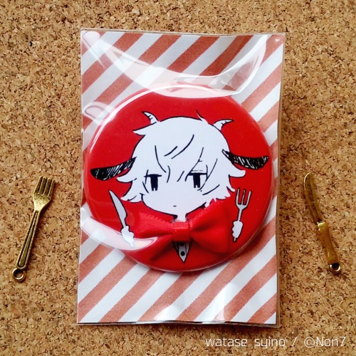 蝶ネクタイ缶バッジ