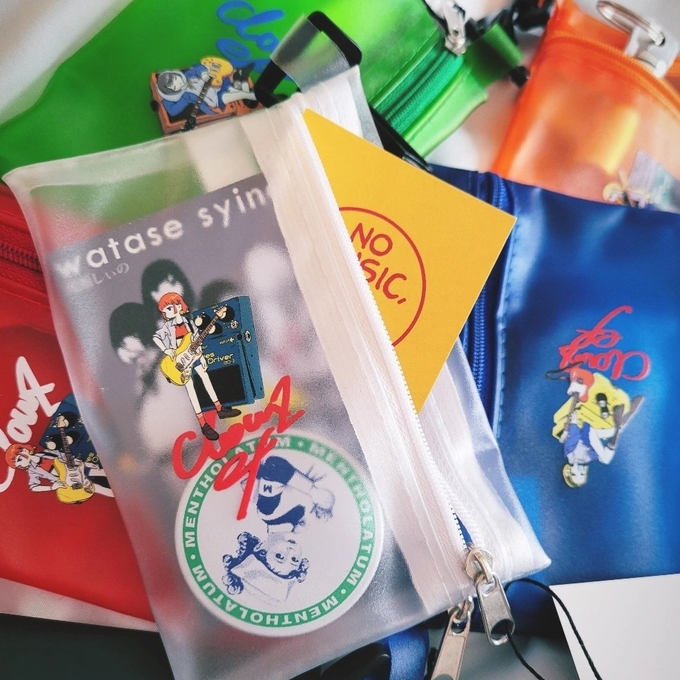 6/2入荷✨ フック付きクリアポーチ _ #ClowZ_ef