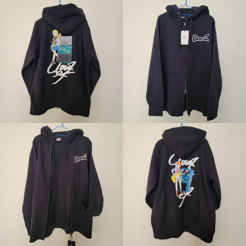 10/3再入荷✨フルジップパーカー _ #ClowZ_ef