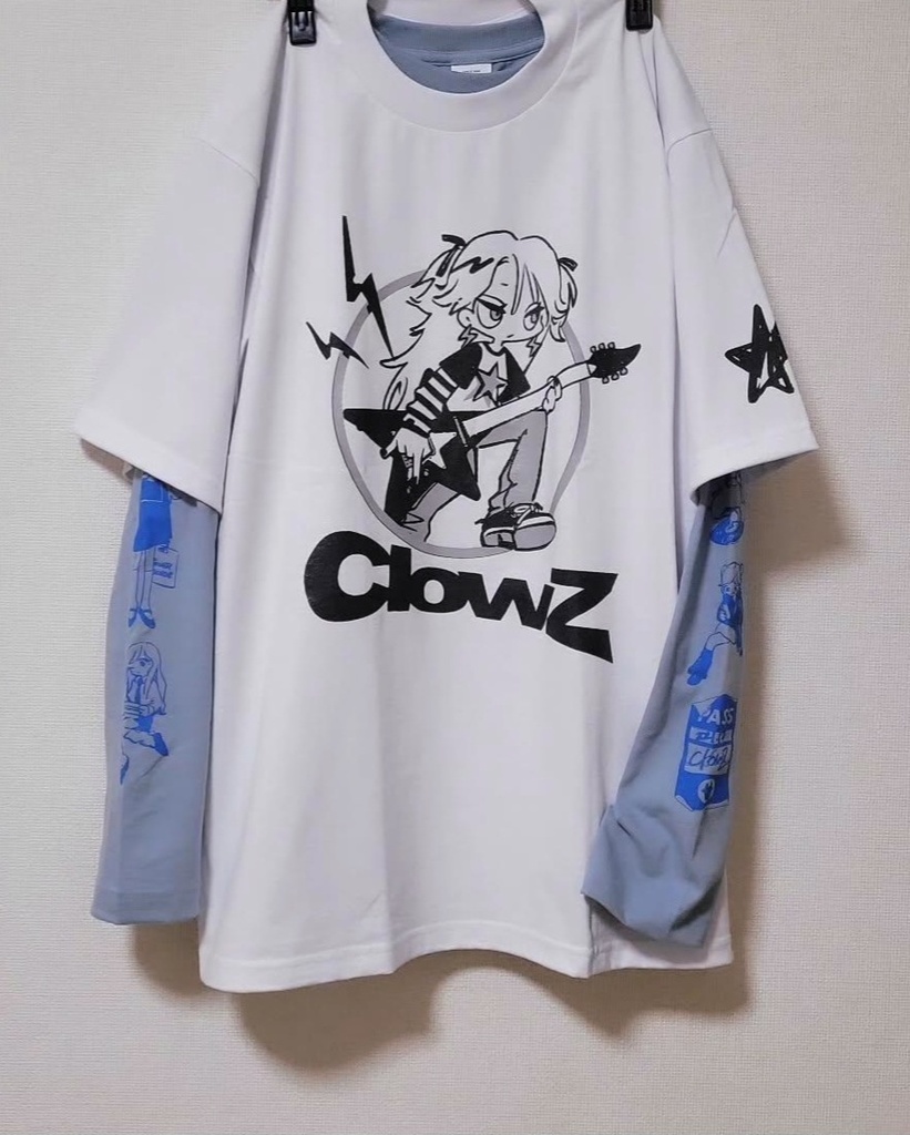 ロングスリーブTシャツ _ #ClowZ_ef