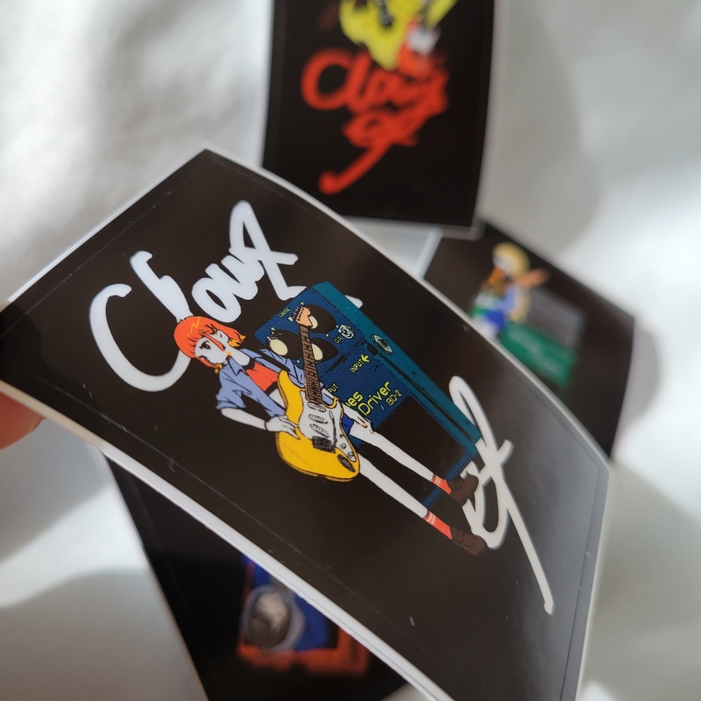 10/3再入荷✨エフェクター×女子 スマホステッカー