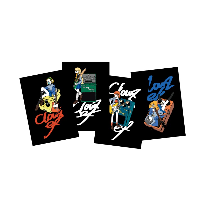 10/3再入荷✨エフェクター×女子 スマホステッカー