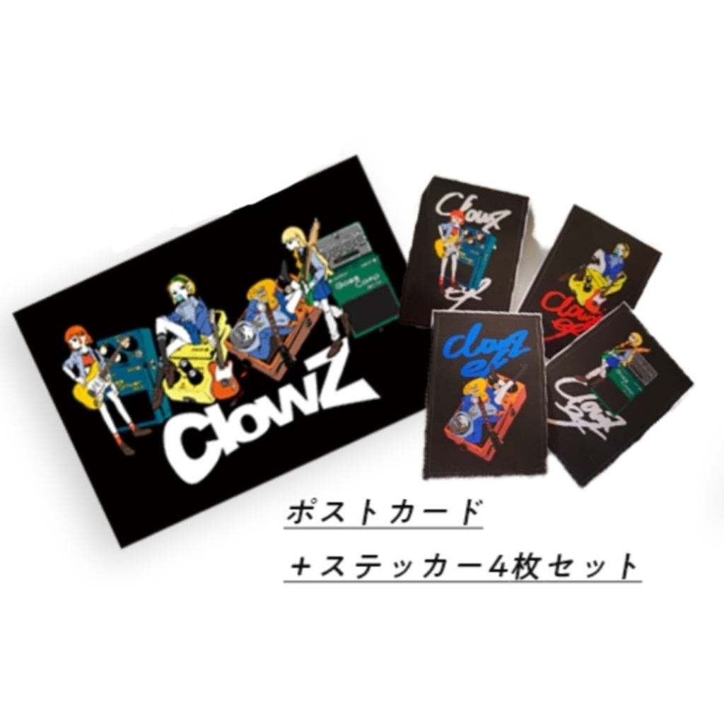 エフェクター×女子 スマホステッカー（ポストカード付）