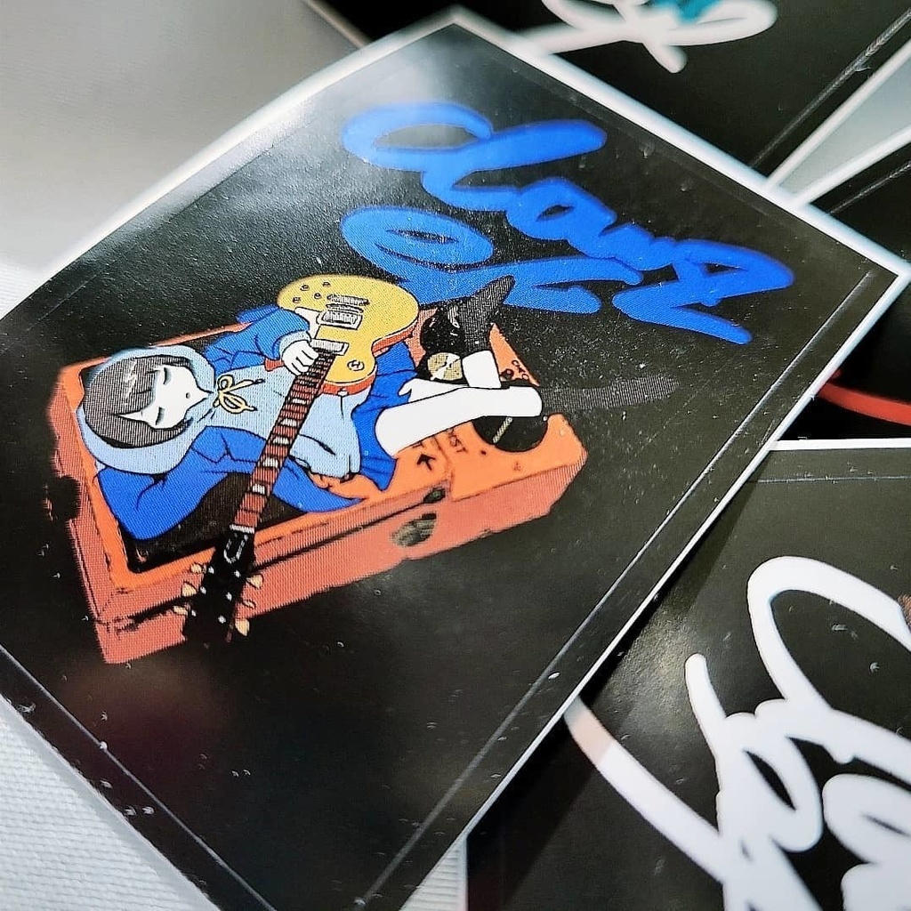 10/3再入荷✨エフェクター×女子 スマホステッカー