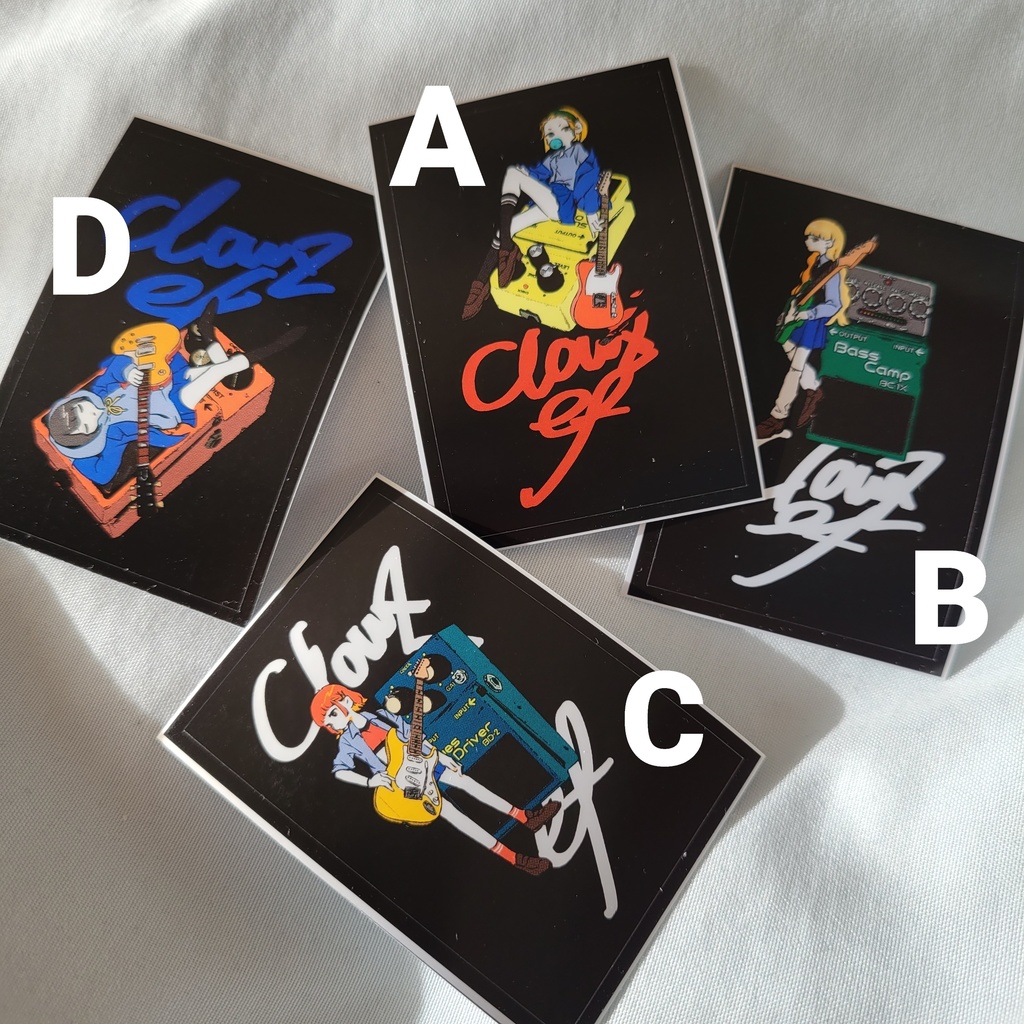 10/3再入荷✨エフェクター×女子 スマホステッカー