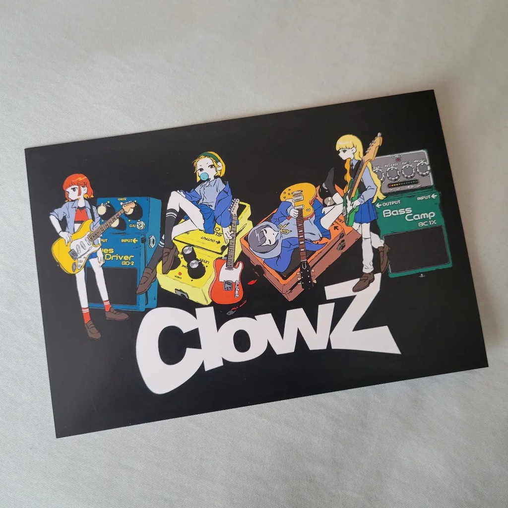 楽器×女子ポストカード _ #ClowZ_FES