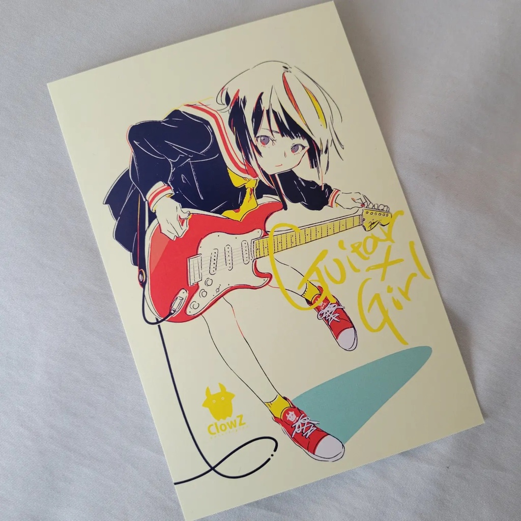 楽器×女子ポストカード _ #ClowZ_FES